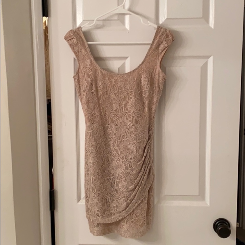 Mini lace dress